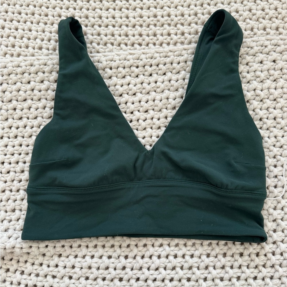 Lululemon Athletica Dark Green Sports Bra